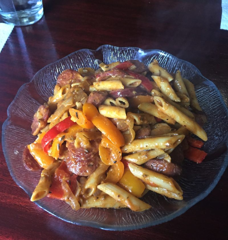 Sausage and Pepper Pasta Skillet