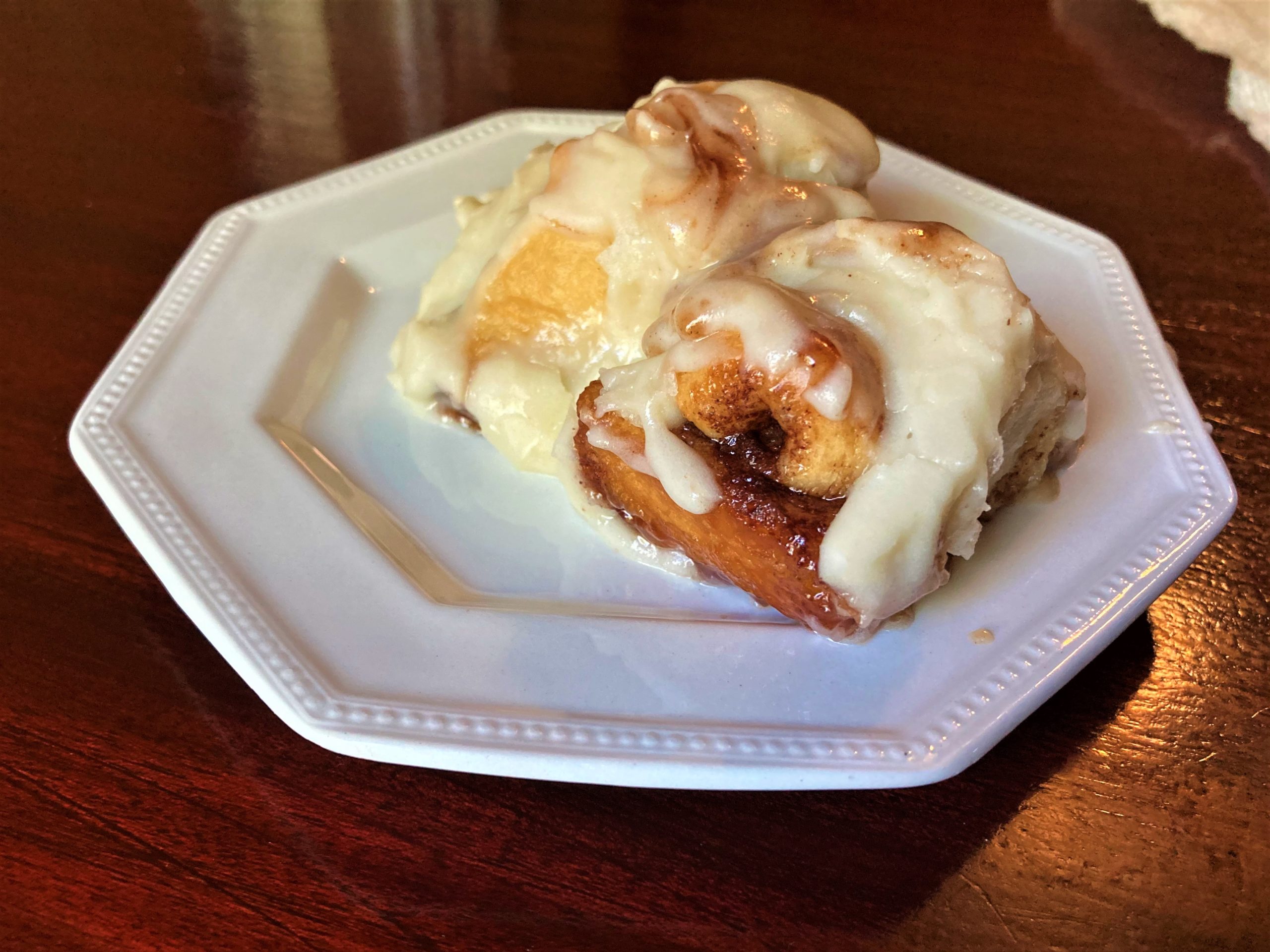 Easy Almost Sugar-Free Cinnamon Rolls