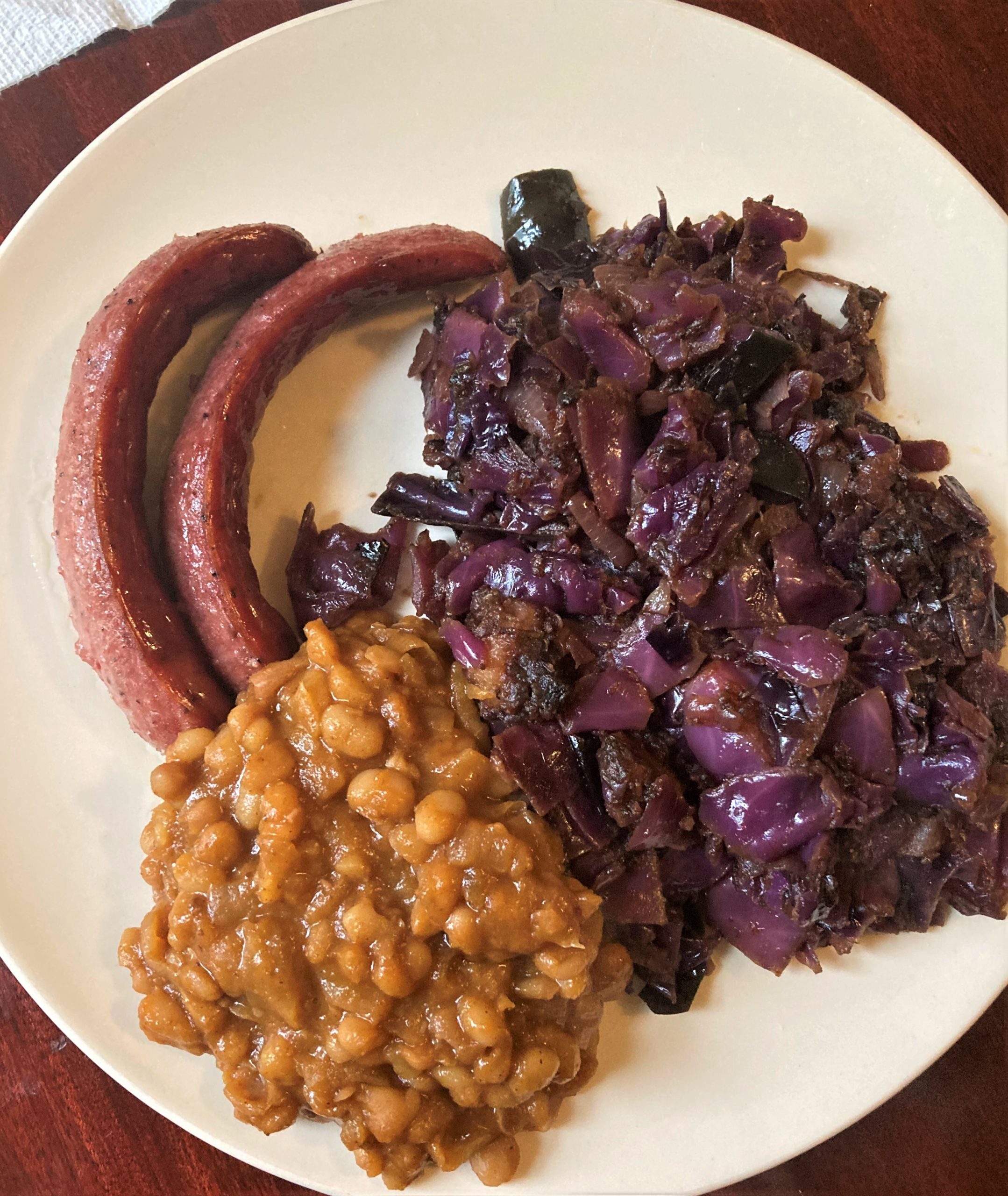 Red Cabbage and Potato Hash