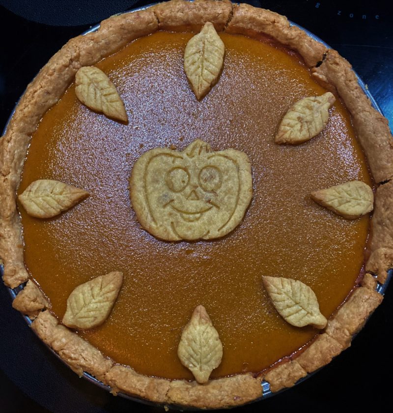 GF DF Low-Sugar Pumpkin Pie