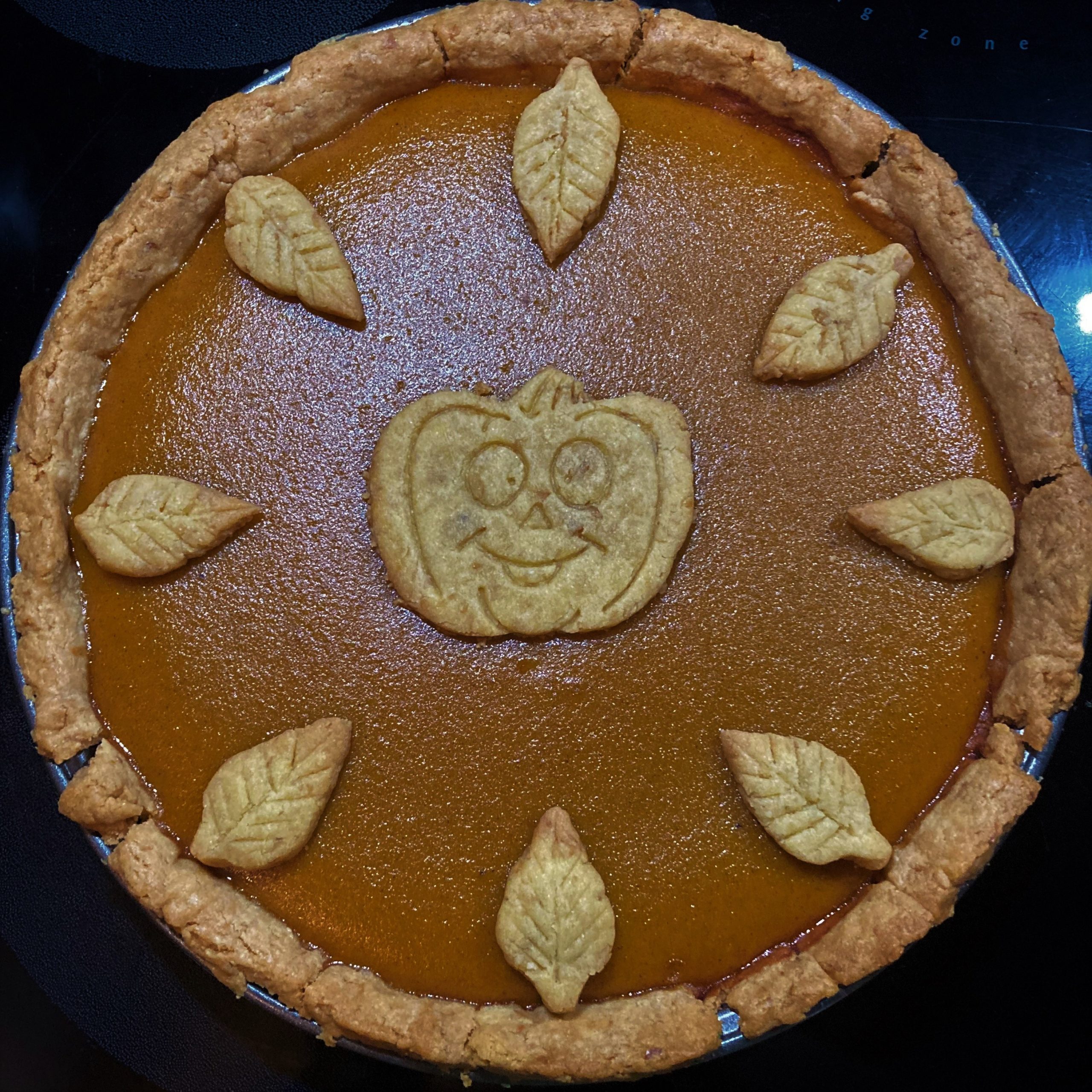 GF DF Low-Sugar Pumpkin Pie