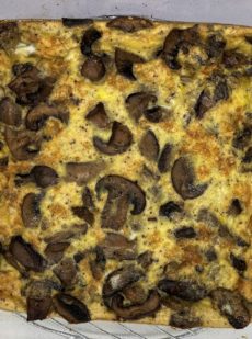 Garlic Butter Mushroom Frittata